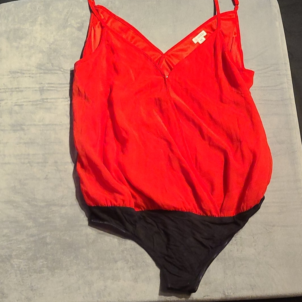 Stunning red bodysuit